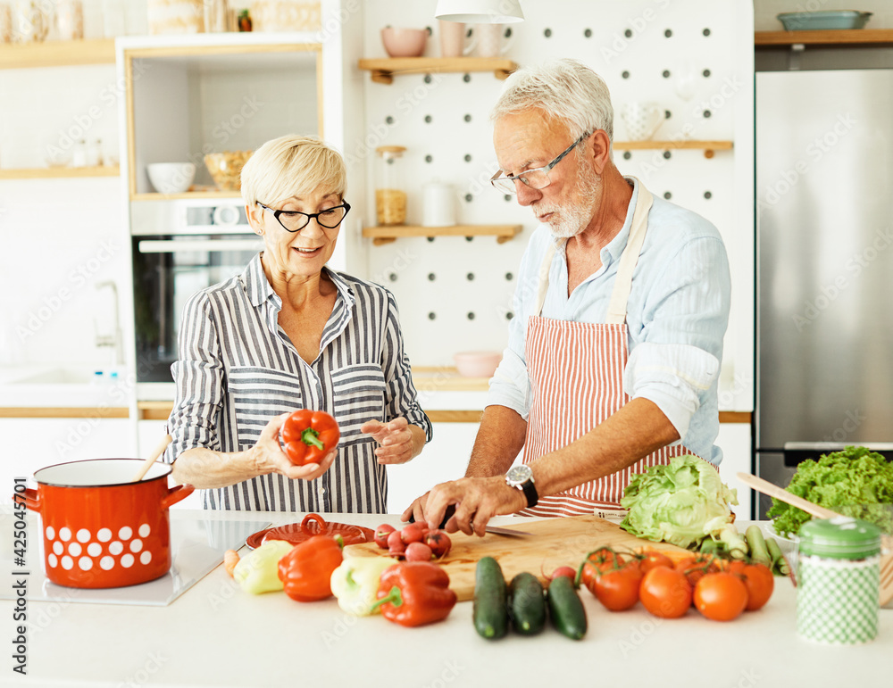 love kitchen senior woman man couple home retirement happy food smiling husband wife together person love kitchen senior woman man couple home retirement happy food smiling husband wife together person