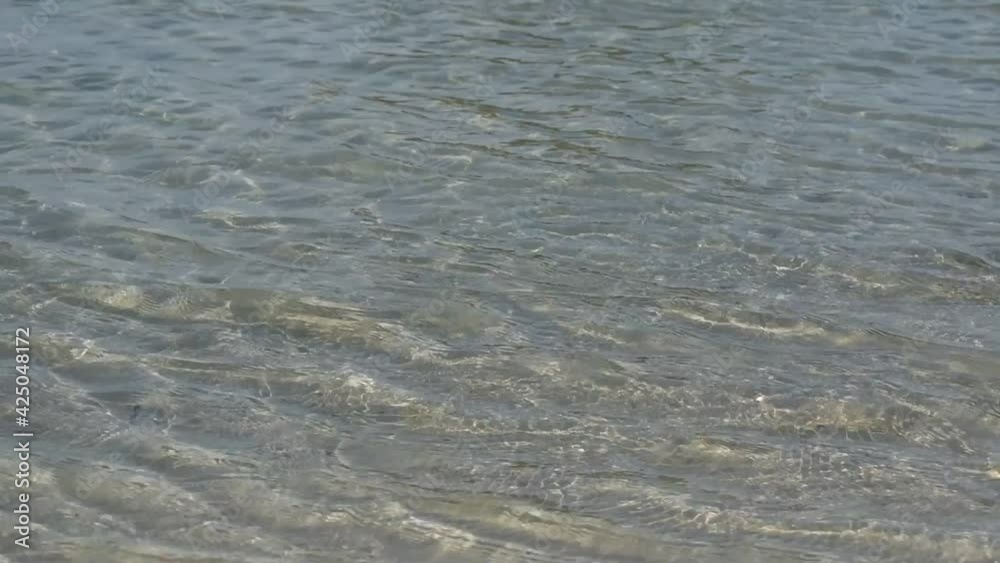sea wave flowing to beach from Lipe island travel location in Thailand sea wave flowing to beach from Lipe island travel location in Thailand