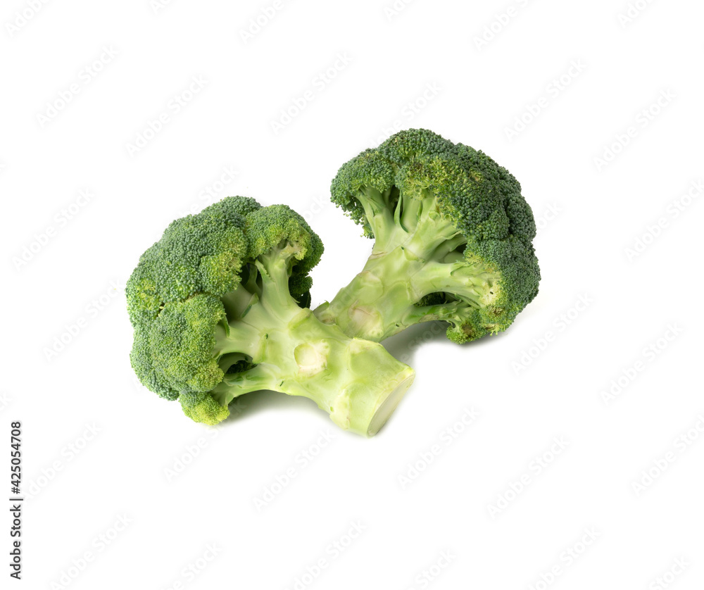 broccoli isolated on white background broccoli isolated on white background