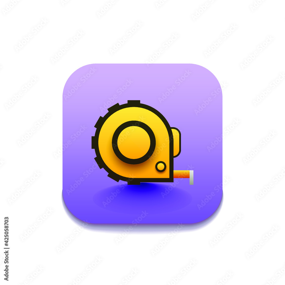 Tape-Measure Logo Vector Symbol Icon Design Style Tape-Measure Logo Vector Symbol Icon Design Style