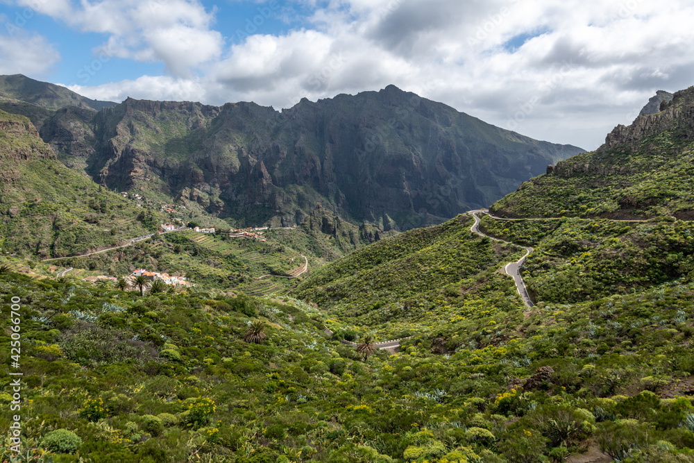 The Teno massif is one of three volcanic formations that gave rise to Tenerife, Canary Islands, The Teno massif is one of three volcanic formations that gave rise to Tenerife, Canary Islands,