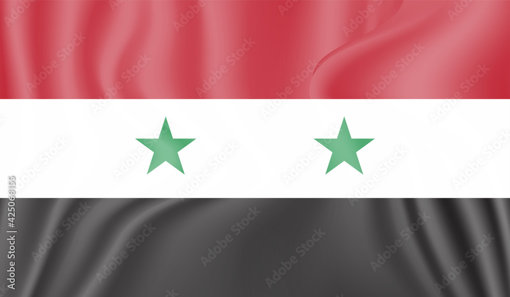 Grunge Syria flag. Syria flag with waving grunge texture. Grunge Syria flag. Syria flag with waving grunge texture.