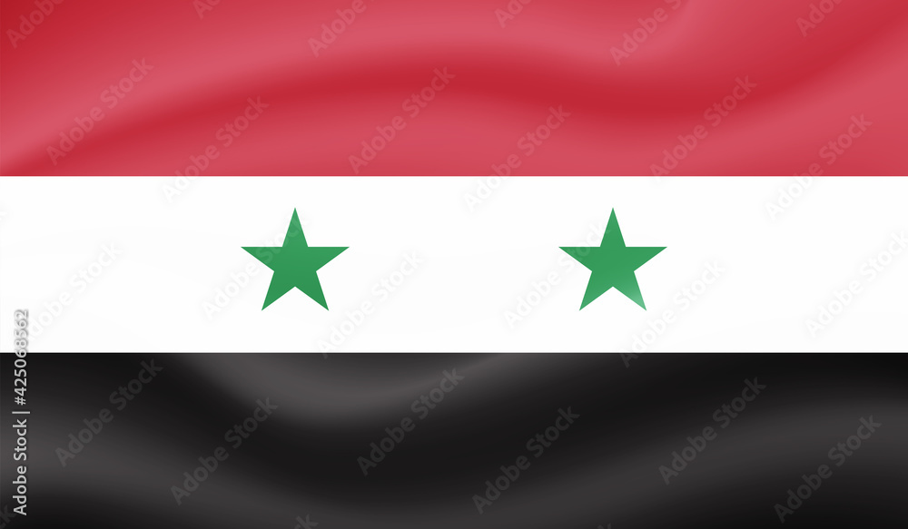 Grunge Syria flag. Syria flag with waving grunge texture. Grunge Syria flag. Syria flag with waving grunge texture.