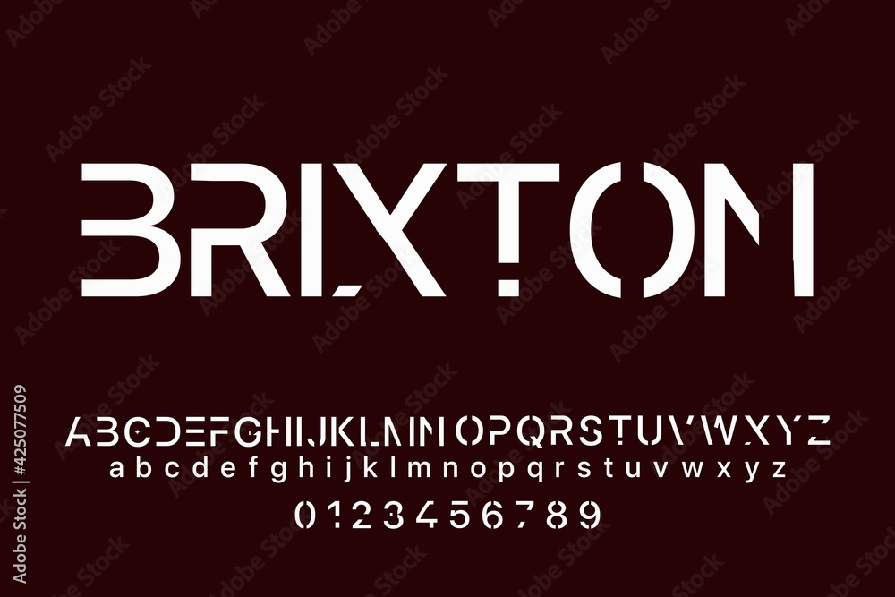 Fototapeta premium typeface vector design, classic lettering, alphabet font, gray ang orange style background