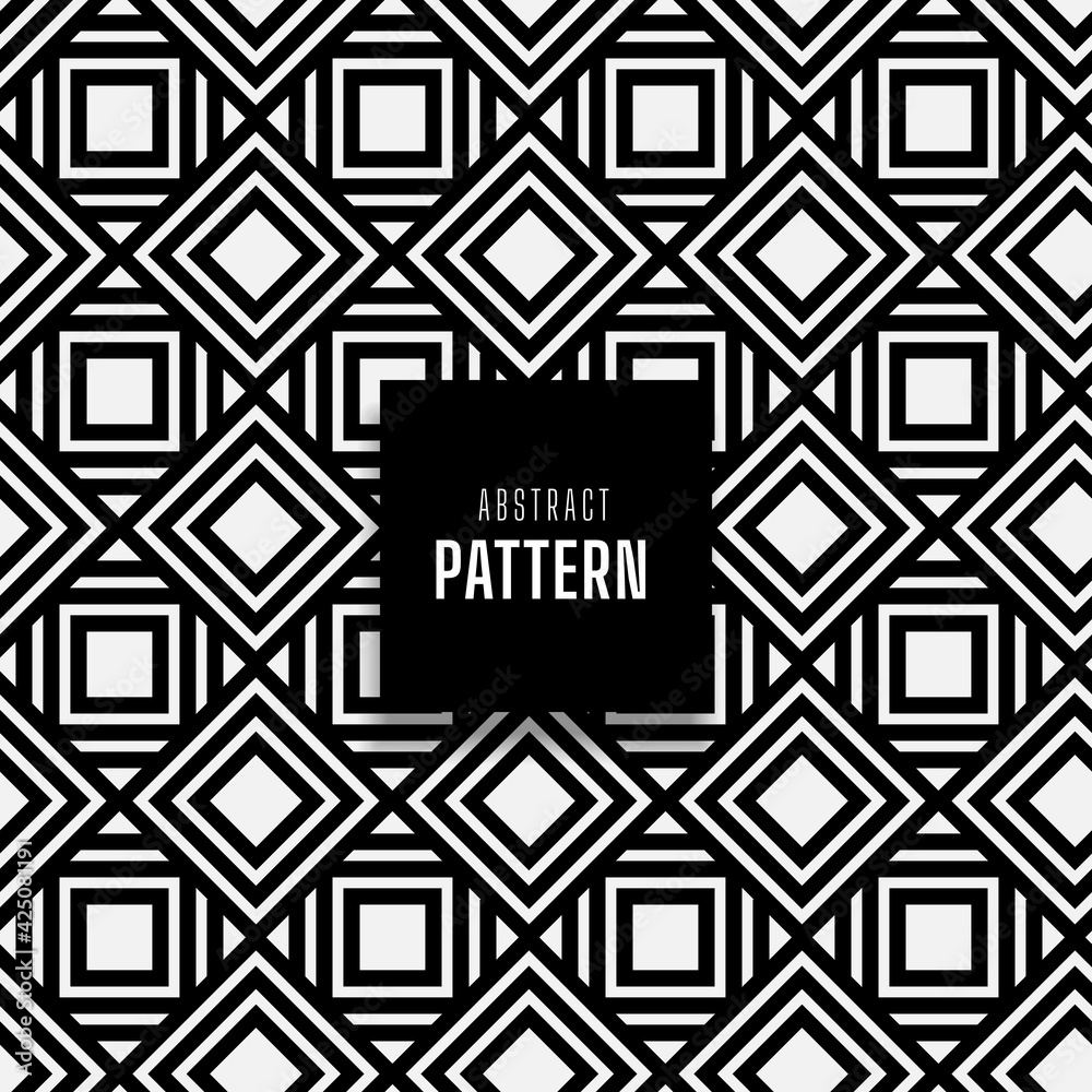 Seamless white geometric square patterned background Seamless white geometric square patterned background