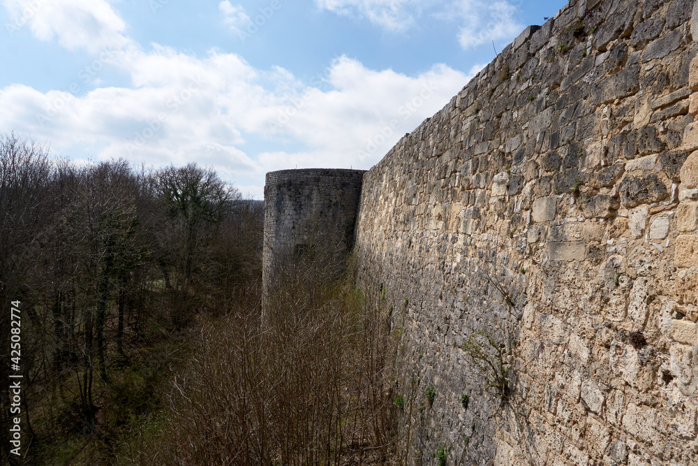 burg hohenurach castle ruins in bad urach on the swabian alb in baden-wuerttemberg, germany burg hohenurach castle ruins in bad urach on the swabian alb in baden-wuerttemberg, germany