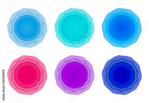 メノウのフレーム_イラスト素材セット