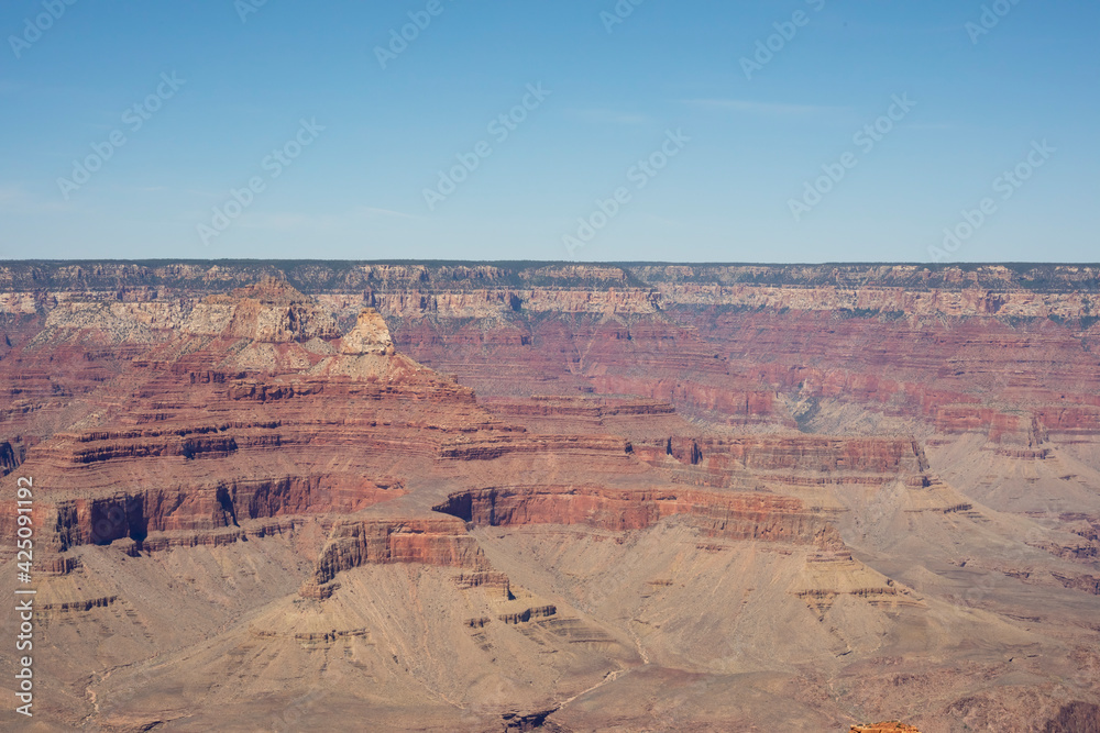 Panorama photo of the Grand Canyon in Arizona Panorama photo of the Grand Canyon in Arizona