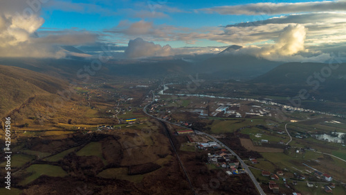 view on the mountains