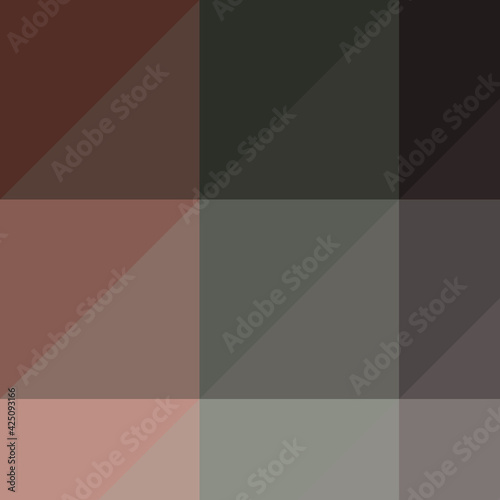 Abstract color Low-Polygones Generative Art background illustration