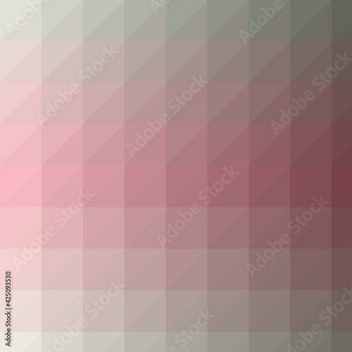 Abstract color Low-Polygones Generative Art background illustration