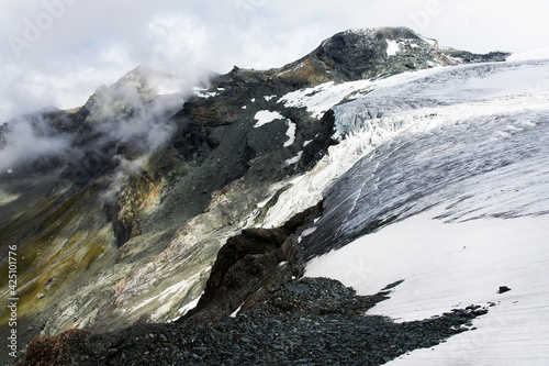 Mountain landscape in Hohe Tauern National Park, Austria, Europe photo