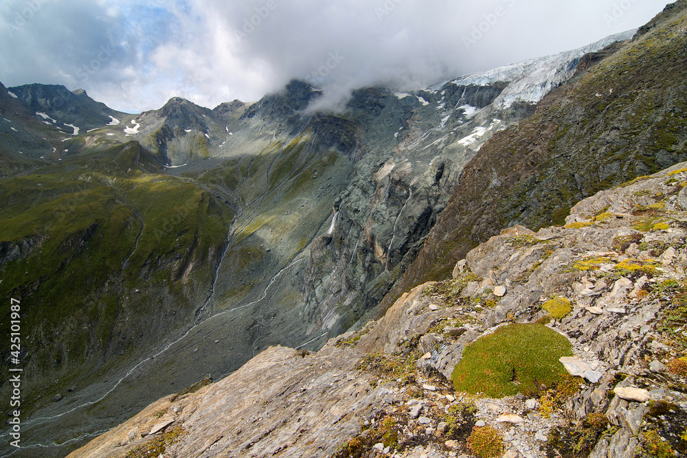 Alpine view of Teischnitz Glacier, Austria Alpine view of Teischnitz Glacier, Austria