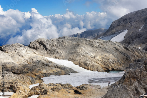Mount Hochkoenig Mountain Range in the Berchtesgaden Alps, Salzburgerland, Austria photo