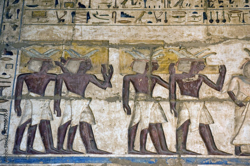 Obraz na plátně Ancient Egyptian Priests painting