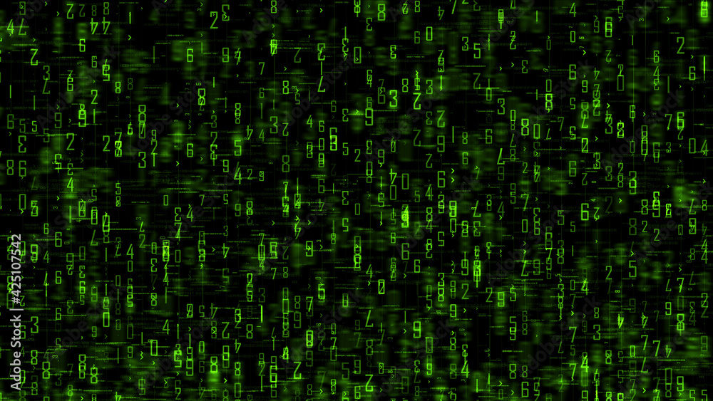 Abstract background, digital data matrix