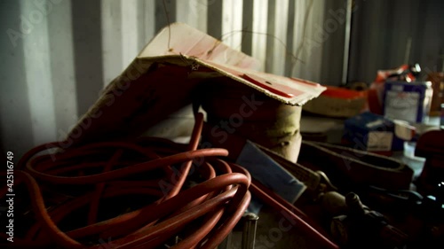 Detailed image of automobiles repair shop.