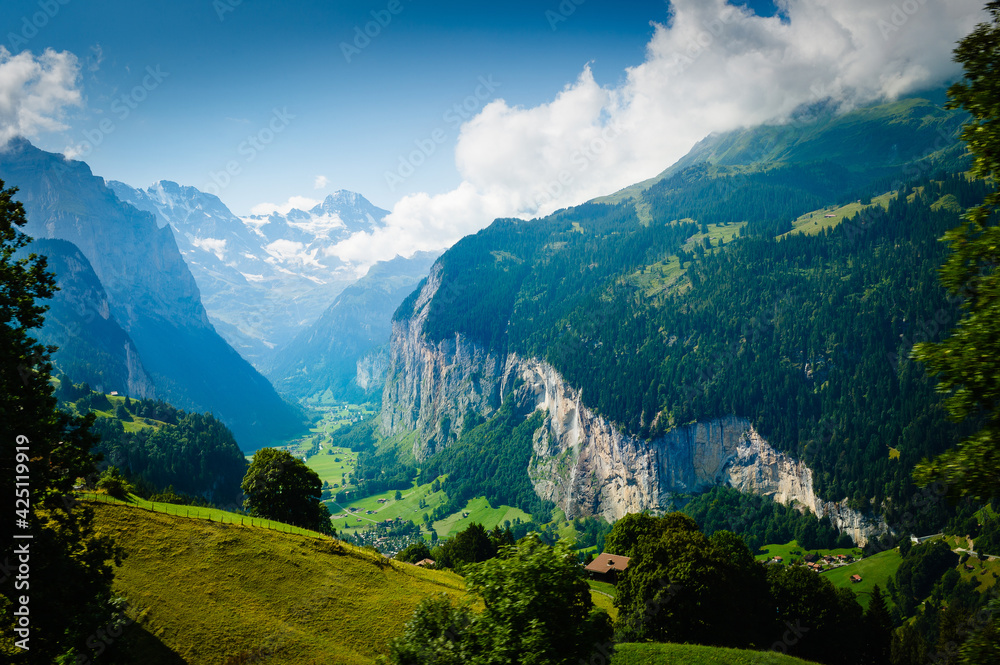 Fototapeta premium landscape in the mountains