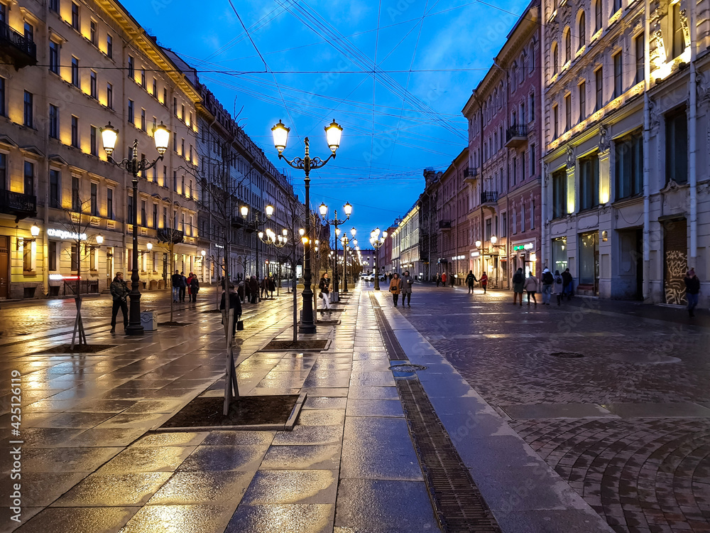 Fototapeta premium street in the night