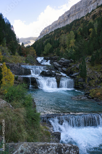 Gradas de Soaso waterfall in Ordesa y Monte Perdido National Park, in the Aragonese Pyrenees, located in Huesca, Spain. © Javier Ocampo Bernas