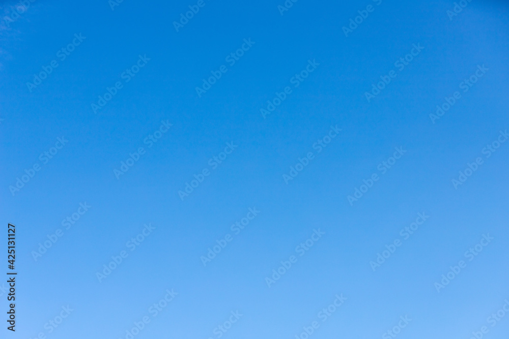 blue sky as background, no clouds