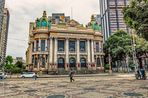 The Theatro Municipal (Municipal Theater) in Rio de Janeiro photo
