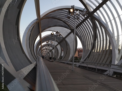 Принти на полотні Puente de Arganzuela en el rio Manzanares de Madrid,España