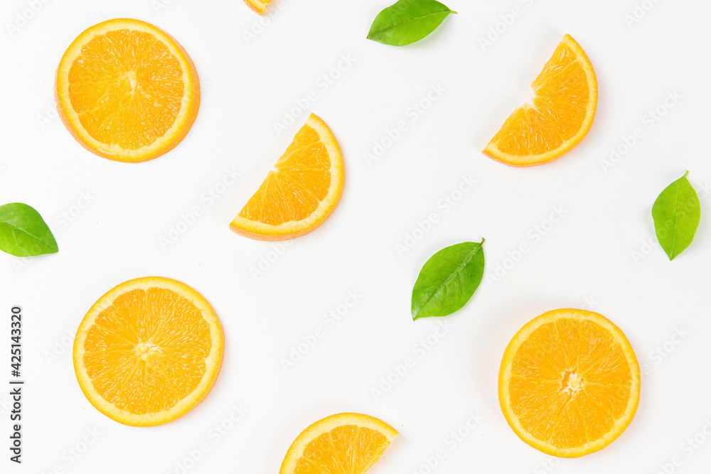 sliced of fresh orange fruits .Food concept background. sliced of fresh orange fruits .Food concept background.