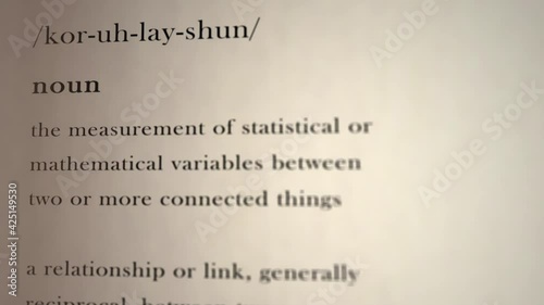 Correlation Definition