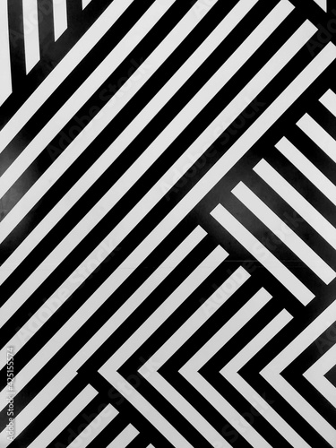 White and black floor Interior Geometric background or banner Part of the floor