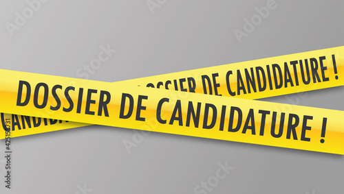 Logo dossier de candidature.