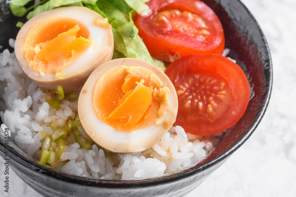 煮卵のどんぶり 煮卵のどんぶり