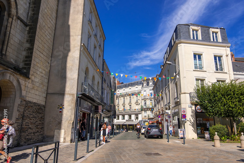 Place Michel Debri square in Angers  France