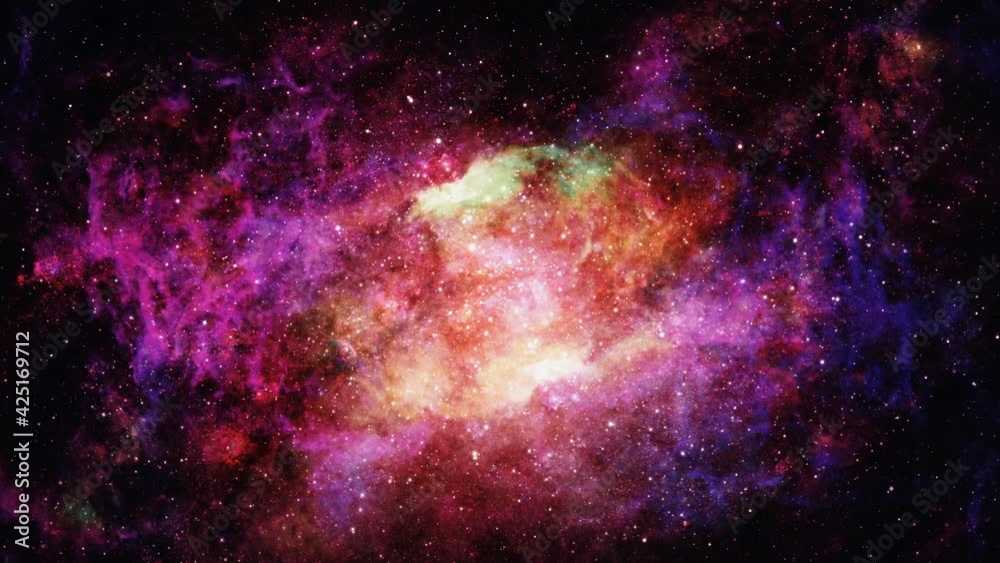 Abstract Flying Into Bursting Giant Nebula background for scientific films and cinematic in space. 4K 3D seamless looping animation space travel with galaxy and nebulae simulation for scene, titles.
Abstract Flying Into Bursting Giant Nebula background for scientific films and cinematic in space. 4K 3D seamless looping animation space travel with galaxy and nebulae simulation for scene, titles.