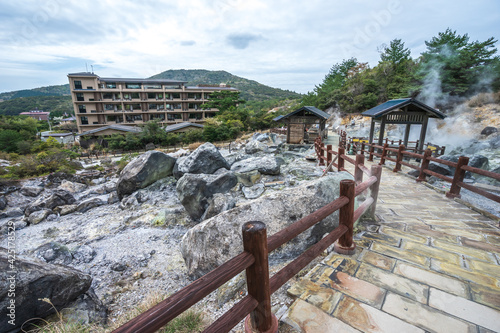 雲仙地獄　雲仙温泉　長崎県雲仙市
