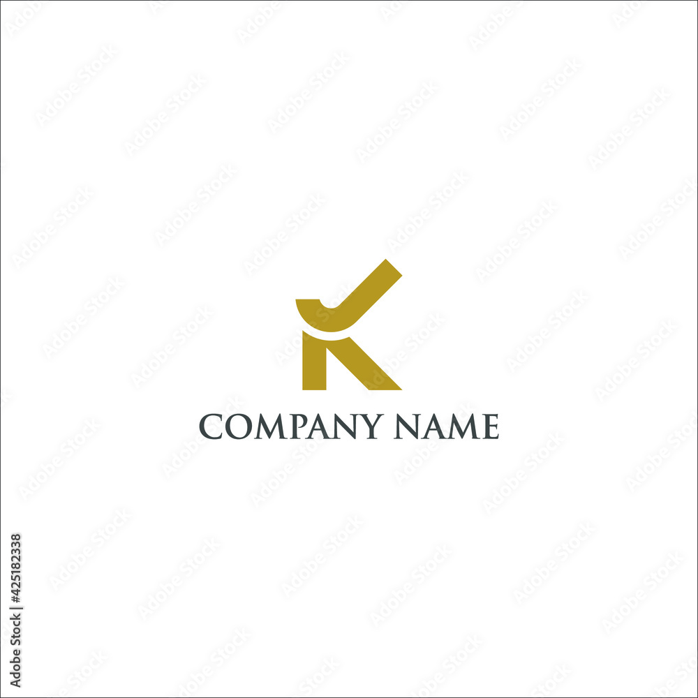 Awesome abstract logo of letter KJ or JK logo, this logo is great for various purposes. Awesome abstract logo of letter KJ or JK logo, this logo is great for various purposes.