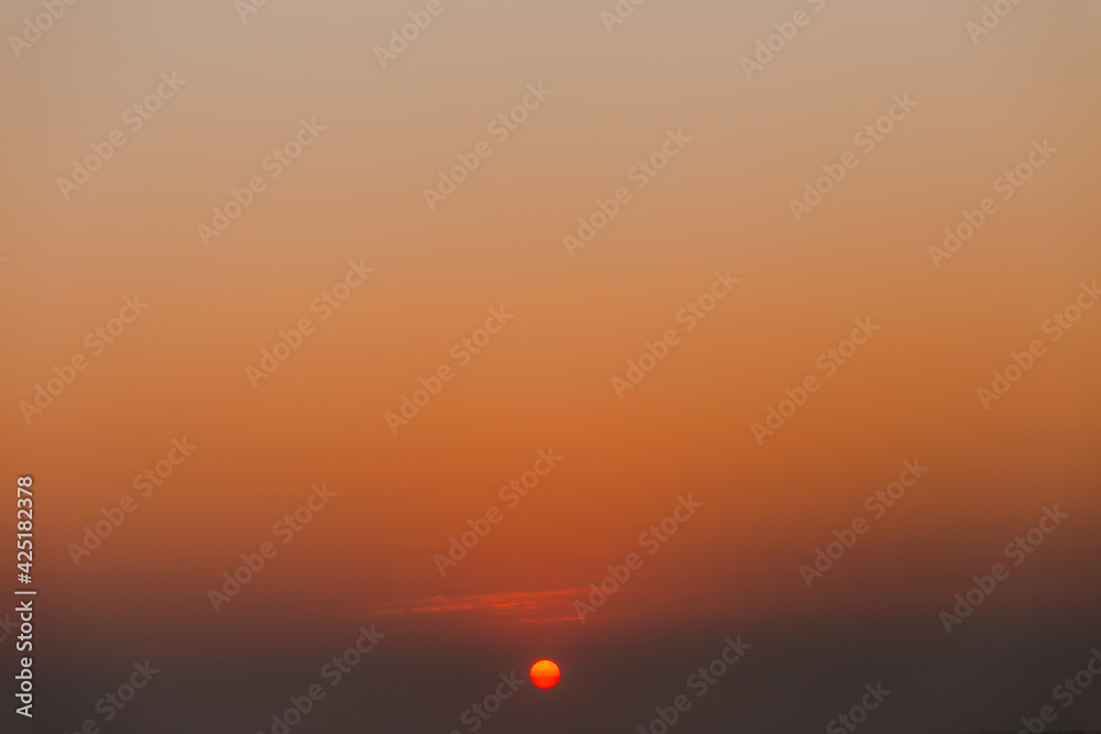 Orange shade sunset sky gradient background , Sunset background