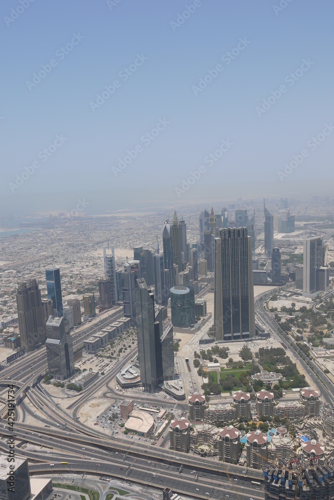 Naklejka premium ドバイのブルジュハリファ