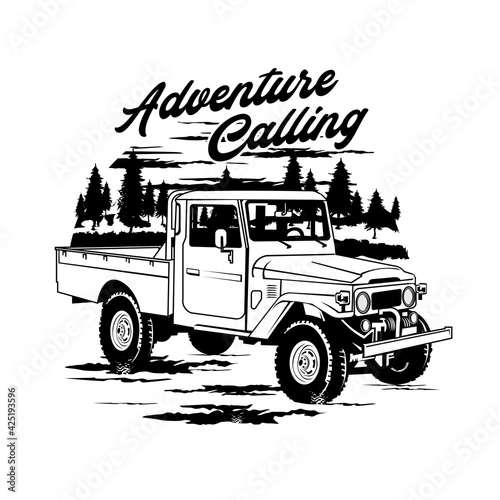 Off road Adventure vehicle logo design