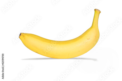 banana isolated on white background with clipping path.