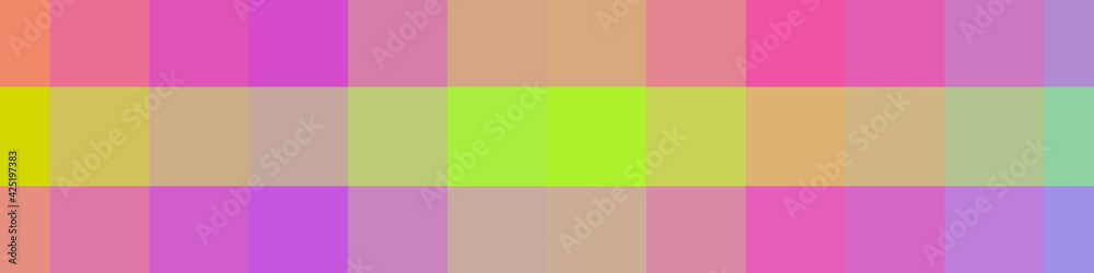 Abstract color Low-Polygones Generative Art background illustration