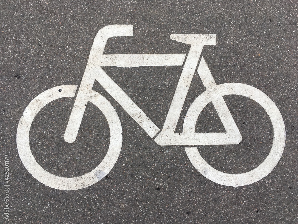 bicycle lane sign bicycle lane sign