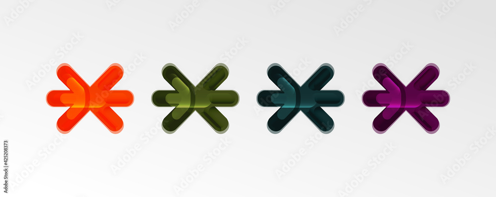 Abstract glossy crosses background for business or technology presentations, internet posters or web brochure covers Abstract glossy crosses background for business or technology presentations, internet posters or web brochure covers