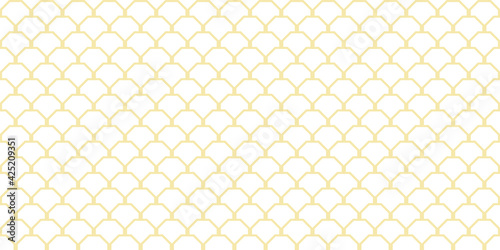 Abstract geometric seamless scale pattern vector background