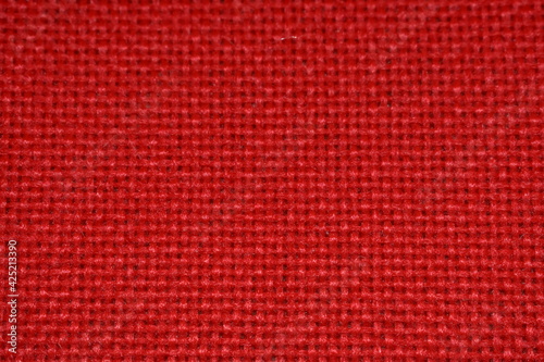 Texture of red canvas