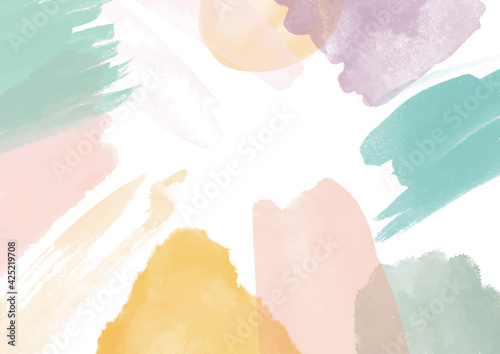 Abstract hand painted watercolour background photo
