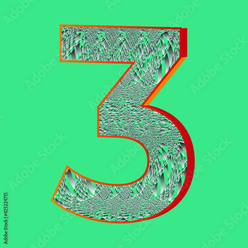 set of numbers and symbols