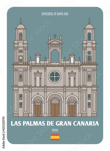 Cathedral of Santa Ana in Las Palmas de Gran Canaria, Spain