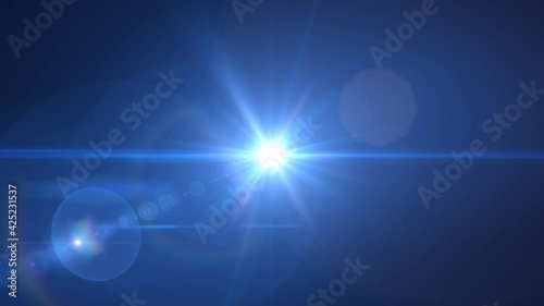 Wallpaper Mural Optical lens flare effect. 4K resolution. Very high quality and realistic.on black background Torontodigital.ca