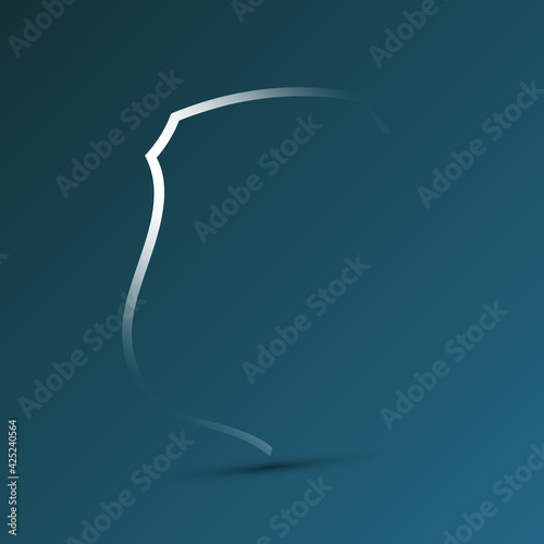 Protect guard shield plain line concept. Outline badge. Safety icon set. Privacy banner kit. Security label. Flat style sticker symbol shape. Safeguard simple sign. linear pictogram